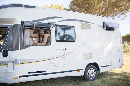 Capturing the excitement and freedom of RV travel, while also subtly hinting at the lifestyle that comes with the hidden costs of RV ownership.